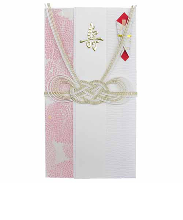 長井紙業　プレミアムWASHI　DK971　chrysanthemum赤　金封