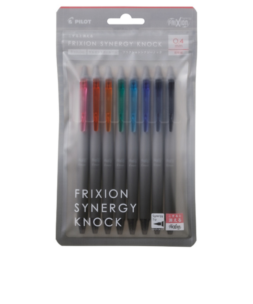 パイロット（PILOT）　フリクションシナジーノック　0.4mm　LFSK-14-8C　8色セット