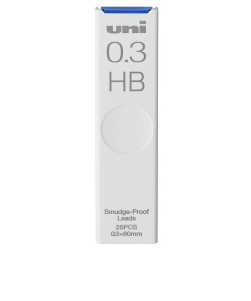 三菱鉛筆　シャープ替芯　ユニ　ULS0325HB　0.3mm／HB