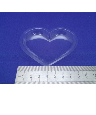 花昭　塩ビハート皿　径80mm