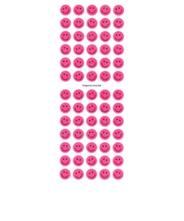 オクヤマ　ラメ入りシール　スマイルP　JS038