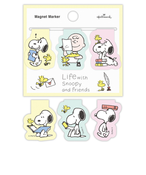 ホールマーク（Hallmark）　　Life　with　Snoopy　and　Friends　マグネットマーカー　イエロー