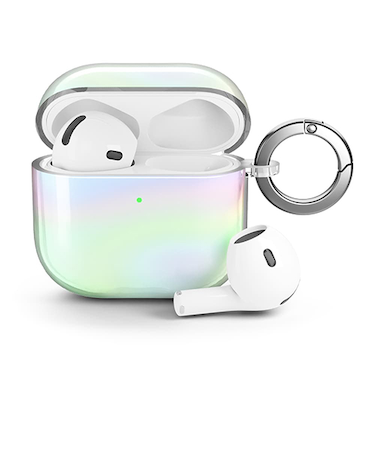 【AirPods（第4世代）】　ピージーエー（PGA）　ソフトケース　オーロラ