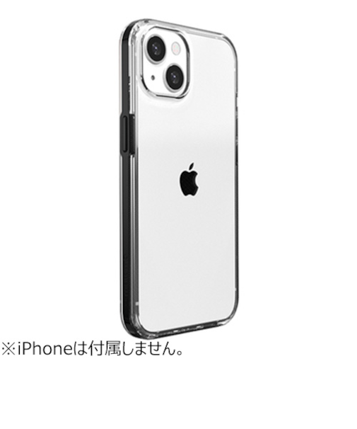【iPhone15】　モトモ（motomo）　INO　ACHROME　SHIELD　CASE　マットブラック