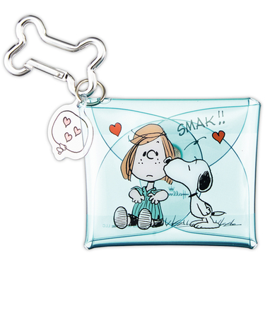 ホールマーク（Hallmark）　マルチケース　Life　with　Snoopy　and　Friends　スヌーピー　831219　グリーン　スヌーピーとガール