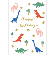 グリーティングライフ　シックバースデープレスカード　MM－297　ダイナソー