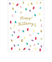 グリーティングライフ　シックバースデープレスカード　MM－296　コンフェッティ