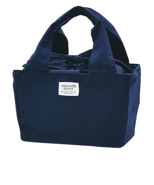 現代百貨　smooth　moss　ランチバッグ　ネイビー