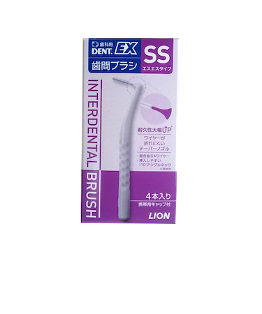 ライオン　新DENT.EX　歯間ブラシ　SS　ホワイト