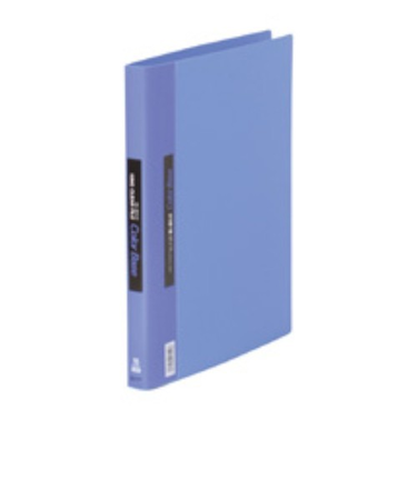 キングジム（KING　JIM）　クリアーファイルカラーベース差し替え式　A4S　139　青