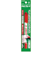 ゼブラ（ZEBRA）　チェックペン　アルファ　P－WYT20　赤