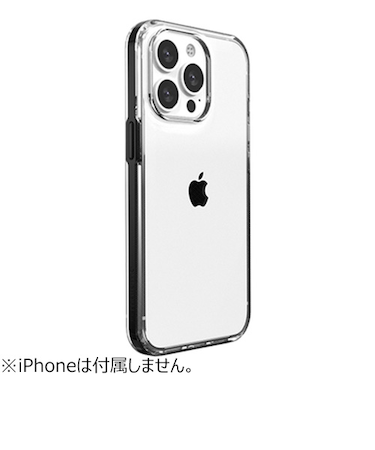 【iPhone15Pro】　モトモ（motomo）　INO　ACHROME　SHIELD　ブラック