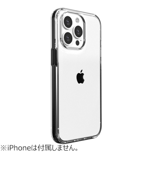【iPhone15Pro】　モトモ（motomo）　INO　ACHROME　SHIELD　ブラック
