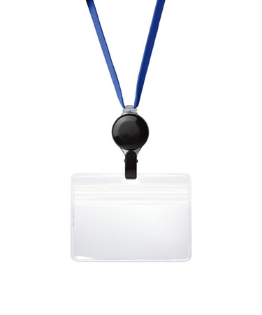 ソニック（sonic）　プロ耐リール　吊下げ名札　防水チャック　青　NF－2184－B