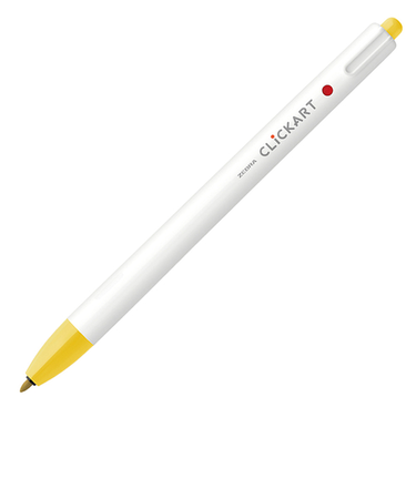 ゼブラ（ZEBRA）　クリッカート　WYSS22－Y　黄