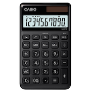 カシオ（CASIO）　スタイリッシュ電卓　NS-S10-BK-N　ブラック