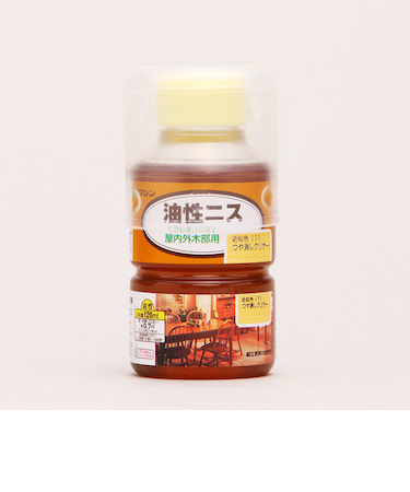 ワシン　油性ニス　つや消しクリヤー　120ml
