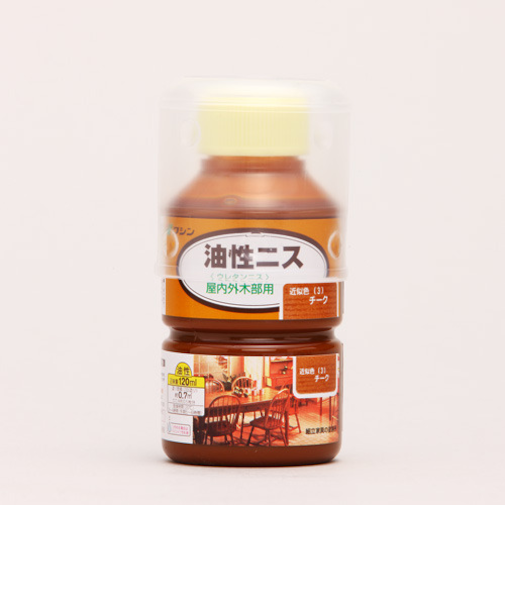 ワシン　油性ニス　チーク　120ml