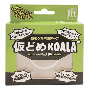 ジット　透明ゲル両面テープ　仮どめコアラ　2mm厚　JK－01