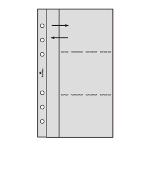 アシュフォード（ASHFORD）　名刺ホルダー　0338－100　B6　5枚入り