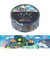 ワールドクラフト　キラキラマスキングテープ　アクア　KRMT15－040　Sea