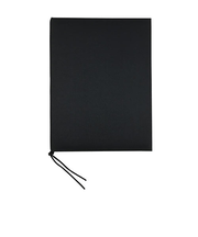 クロスメニューブック　A4　ブラック