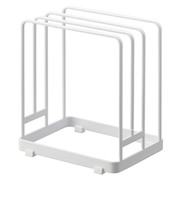 山崎実業　タワー（tower）　丸いまな板が置けるまな板スタンド　6178　ホワイト