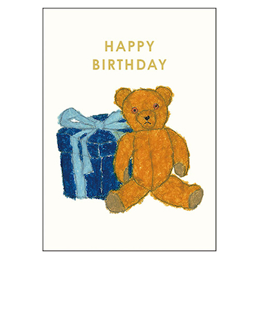 グリーティングライフ　米津祐介バースデーミニカード　YZ-282　テディベア