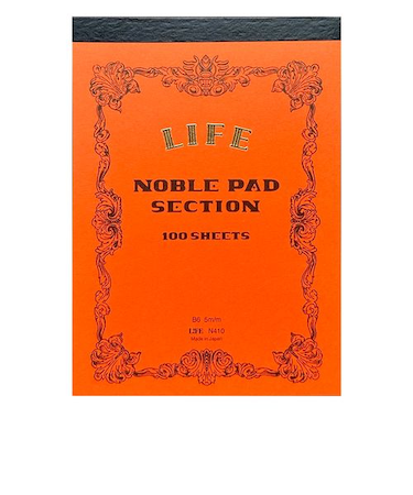 ライフ　ノーブルパッド　B6　方眼　N410