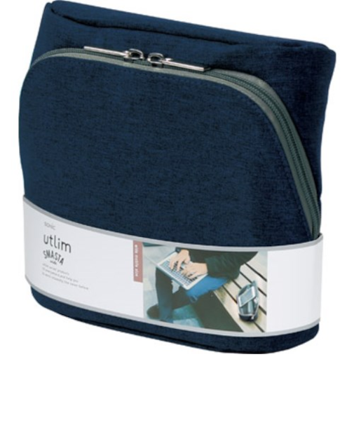 ソニック　ユートリム　スマスタ　ワイド　モバイル　立つバッグインバッグ　UT－1846－K　ネイビー