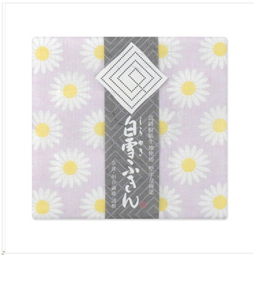 白雪　白雪友禅ふきん　マーガレット　ラベンダー