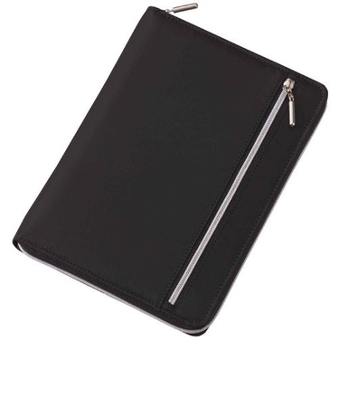 レイメイ　ダブルファスナー　マルチカバーノート　A5　ブラック　CN182B