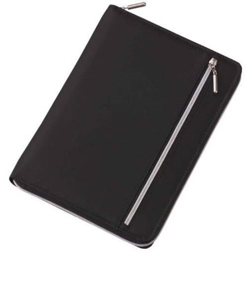 レイメイ　ダブルファスナー　マルチカバーノート　A5　ブラック　CN182B