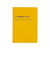 【2025年10月始まり】　デルフォニックス（DELFONICS）　ロルバーンノートダイアリー　A5　マンスリーブロック　160074_184　イエロー　月曜始
