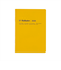 【2025年10月始まり】　デルフォニックス（DELFONICS）　ロルバーンノートダイアリー　A5　マンスリーブロック　160074_184　イエロー　月曜始