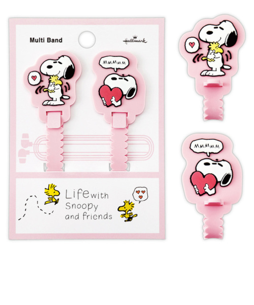 ホールマーク（Hallmark）　　Life　with　Snoopy　and　Friends　マルチバンド　ピンク