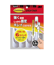 3M　コマンドフック　L　お買得6コパック