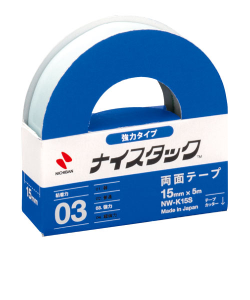 ニチバン　ナイスタック　強力紙両面テープ　小巻　NW－K15S