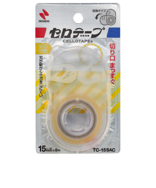 ニチバン　セロテープ（R）　収納カッター付き　TC－15SAC