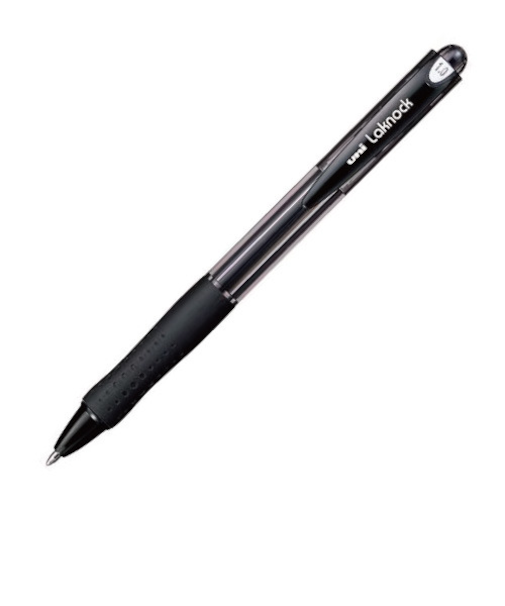 三菱鉛筆　VERY楽ノック　油性ボールペン　太字1.0mm　SN10010　黒