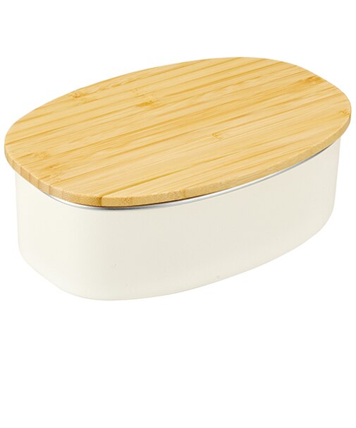 ののじ　ステンレスランチボックス　オーバル　600mL　ホワイト