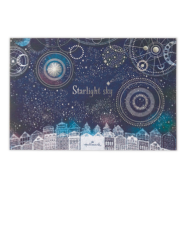 ホールマーク（Hallmark）　ハガキ箋　コンフィー＆ピース　806163　スターライトスカイ　8枚入