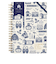 【2025年12月始まり】　クレイド（kleid）　eric×kleid　ring　diary　B6　マンスリーブロック　8605-01　ホワイト　月曜始まり
