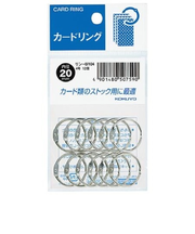 コクヨ（KOKUYO）　カードリング　4号　12個　リン-B104