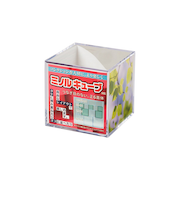 ミノル化学工業　ミノルキューブ　Sサイズ　クリア×クリア