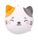 リラクシーズ（Relaxeazzz）　アイマスク付きピロー　三毛猫