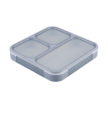 シービージャパン（CB　JAPAN）　薄型弁当箱　抗菌フードマン800mL　グレー