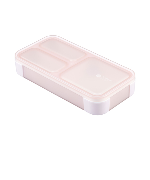 シービージャパン（CB　JAPAN）　薄型弁当箱　抗菌フードマン400mL　ライトピンク