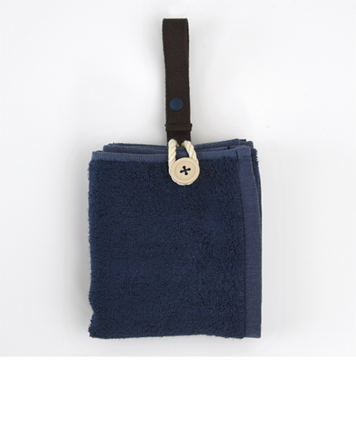 身に着けるタオル　Mikketa＋　ネイビー