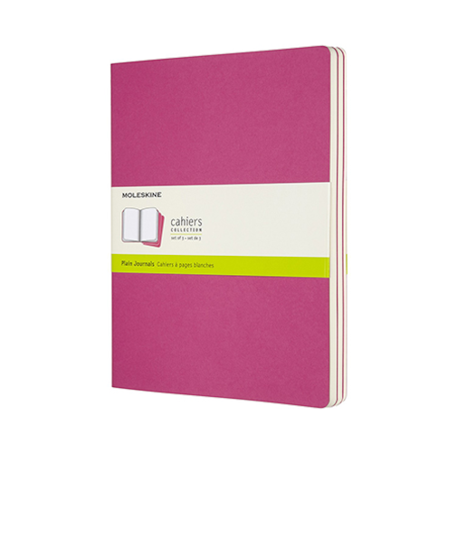 モレスキン（MOLESKINE）　カイエジャーナル　ソフトカバー　無地　XLサイズ　ピンク